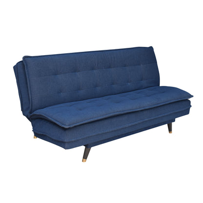 Ashbel 3 Seater Sofa Cum Bed- Blue