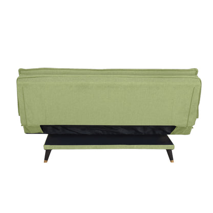 Ashbel 3 Seater Sofa Cum Bed- Light Green