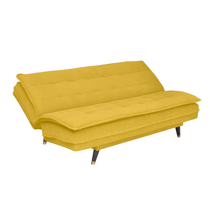 Ashbel 3 Seater Sofa Cum Bed- Yellow