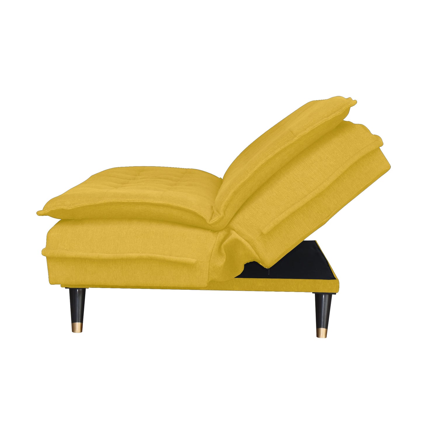 Ashbel 3 Seater Sofa Cum Bed- Yellow