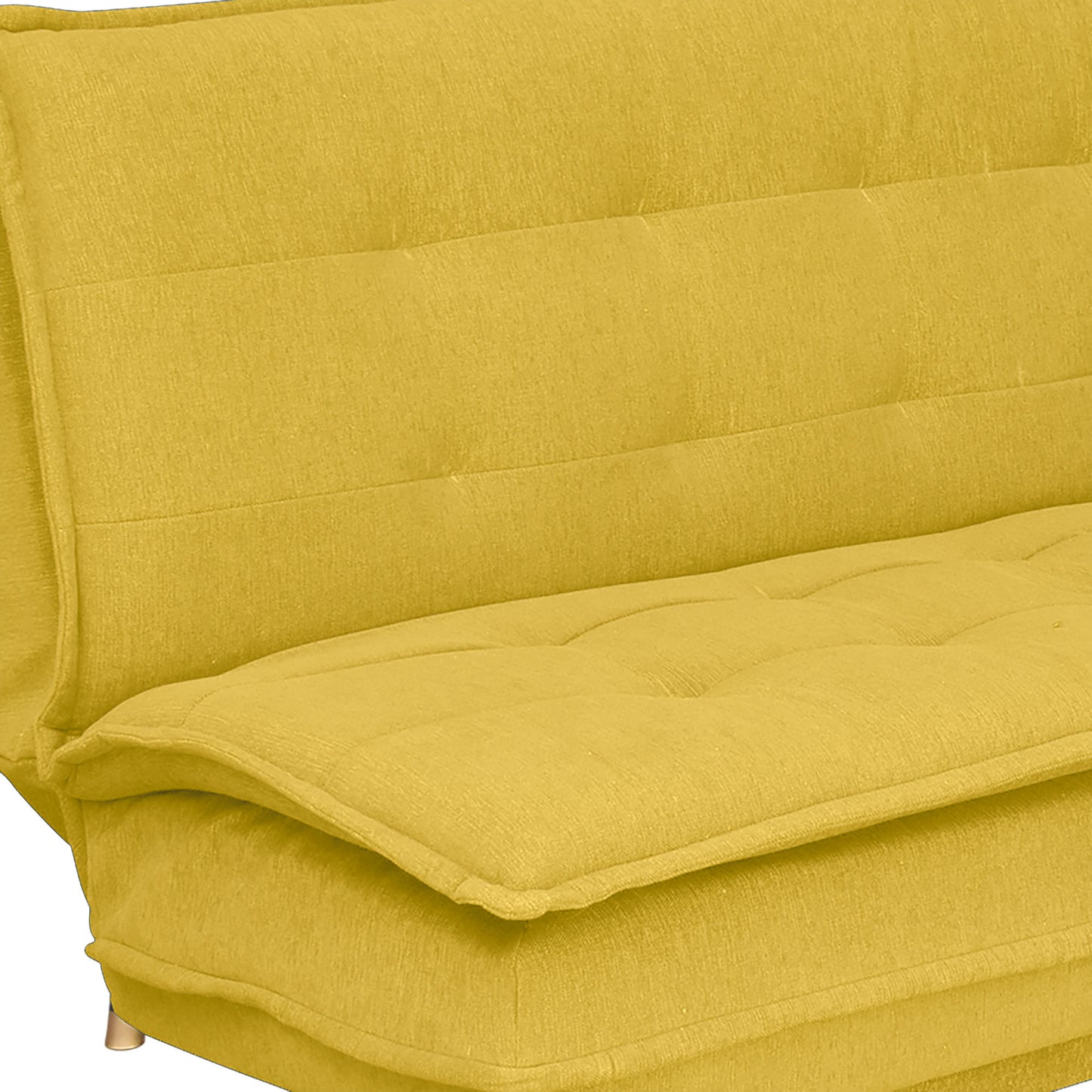 Ashbel 3 Seater Sofa Cum Bed- Yellow