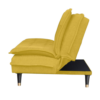 Ashbel 3 Seater Sofa Cum Bed- Yellow