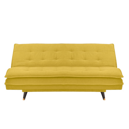 Ashbel 3 Seater Sofa Cum Bed- Yellow