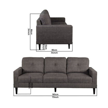 Zara Sofa - Grey