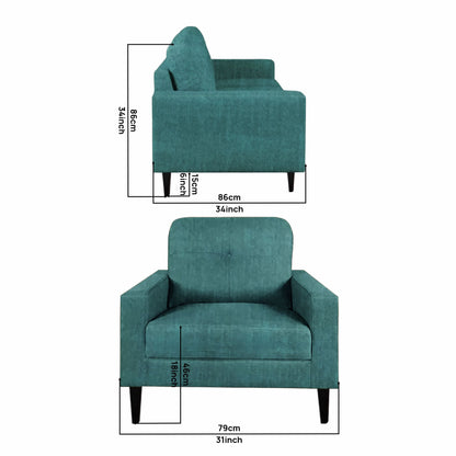 Zara Sofa - Turquoise