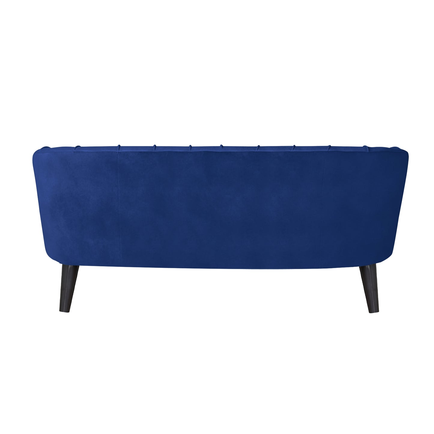 Arther Tufted Back Fabric Sofa - Blue