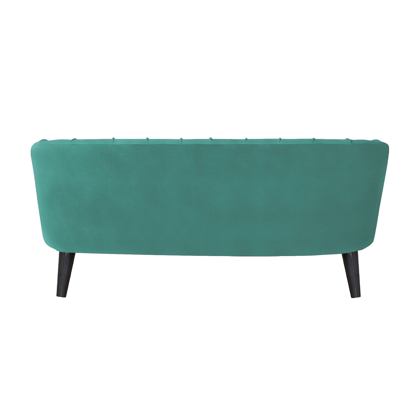 Arther Tufted Back Fabric Sofa - Sea Green