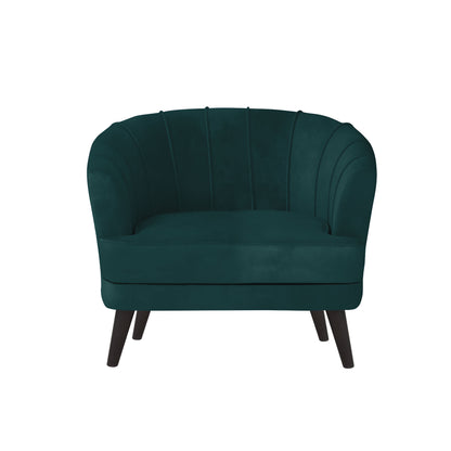 Arther Tufted Back Fabric Sofa - Green