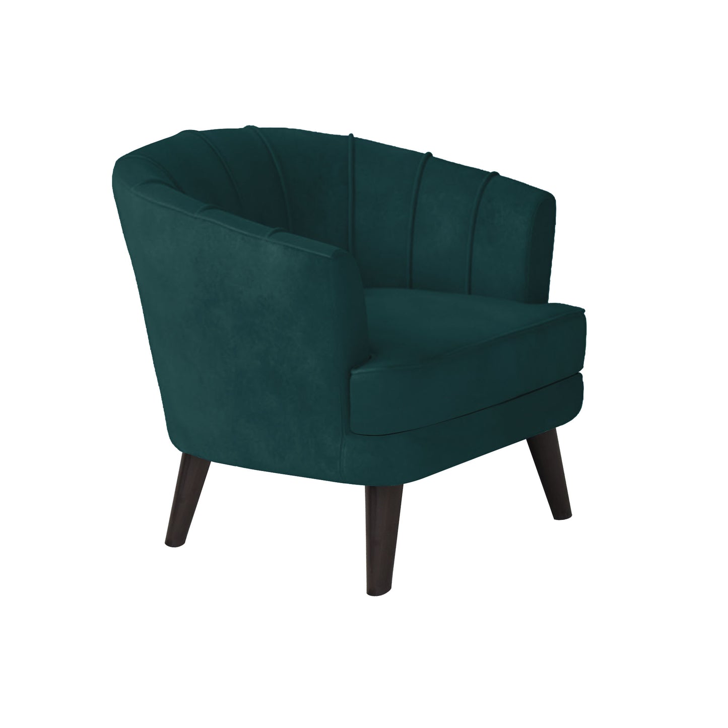 Arther Tufted Back Fabric Sofa - Green