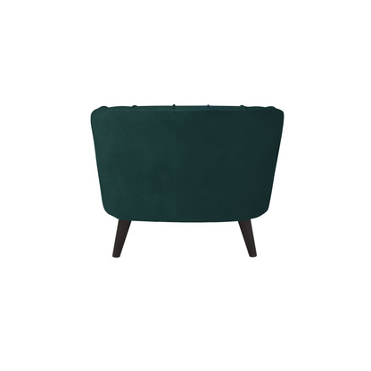 Arther Tufted Back Fabric Sofa - Green