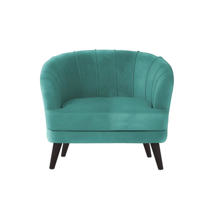 Arther Tufted Back Fabric Sofa - Sea Green