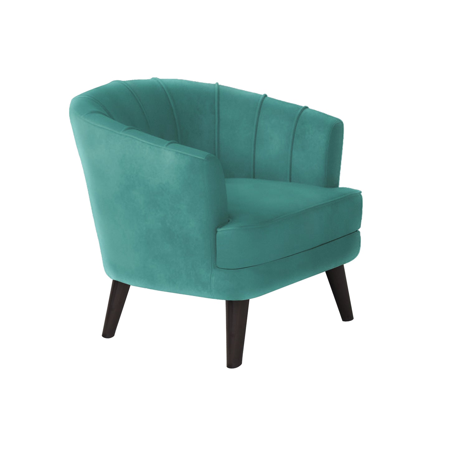 Arther Tufted Back Fabric Sofa - Sea Green