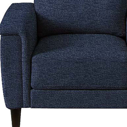 Clemmie Fabric Sofa - Blue