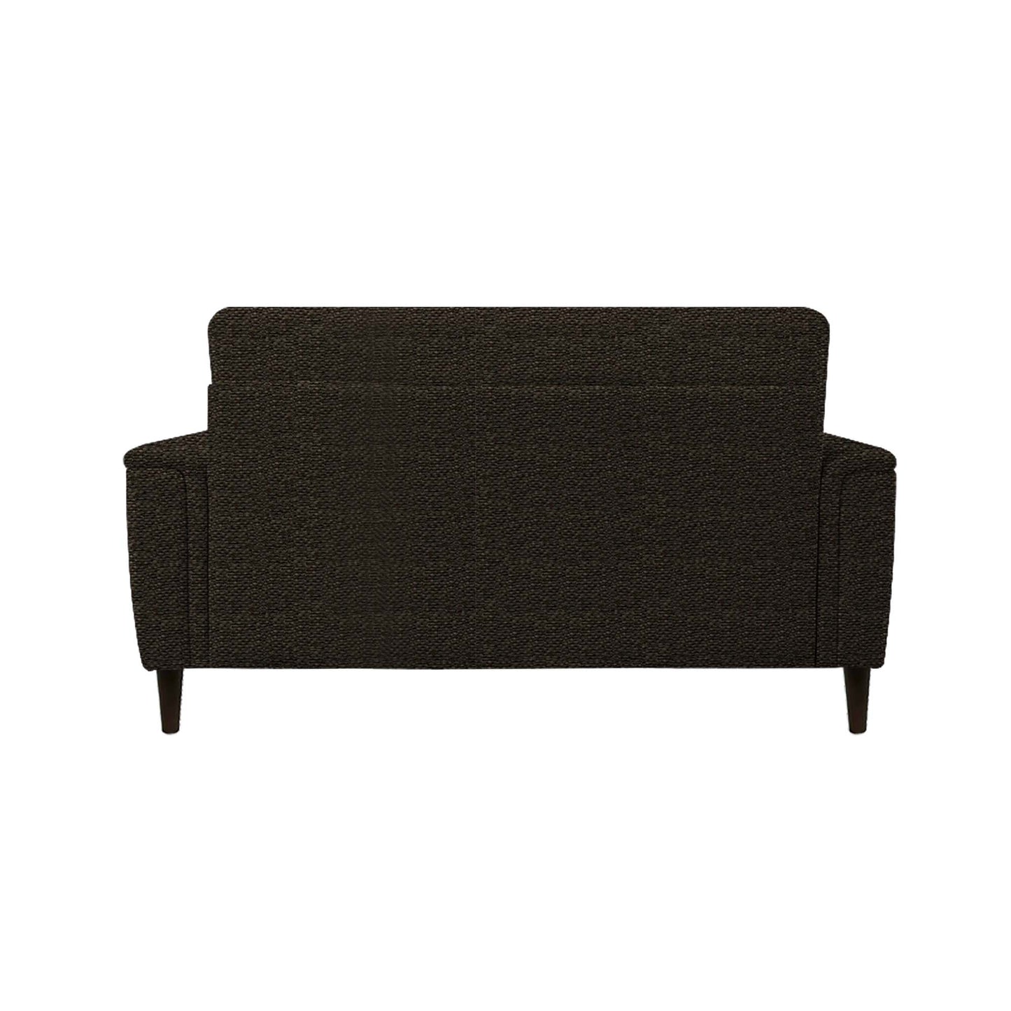 Clemmie Fabric Sofa - Dark Brown