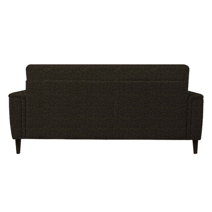 Clemmie Fabric Sofa - Dark Brown