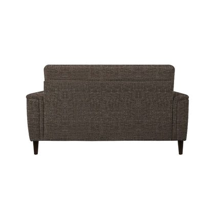 Clemmie Fabric Sofa - Brown