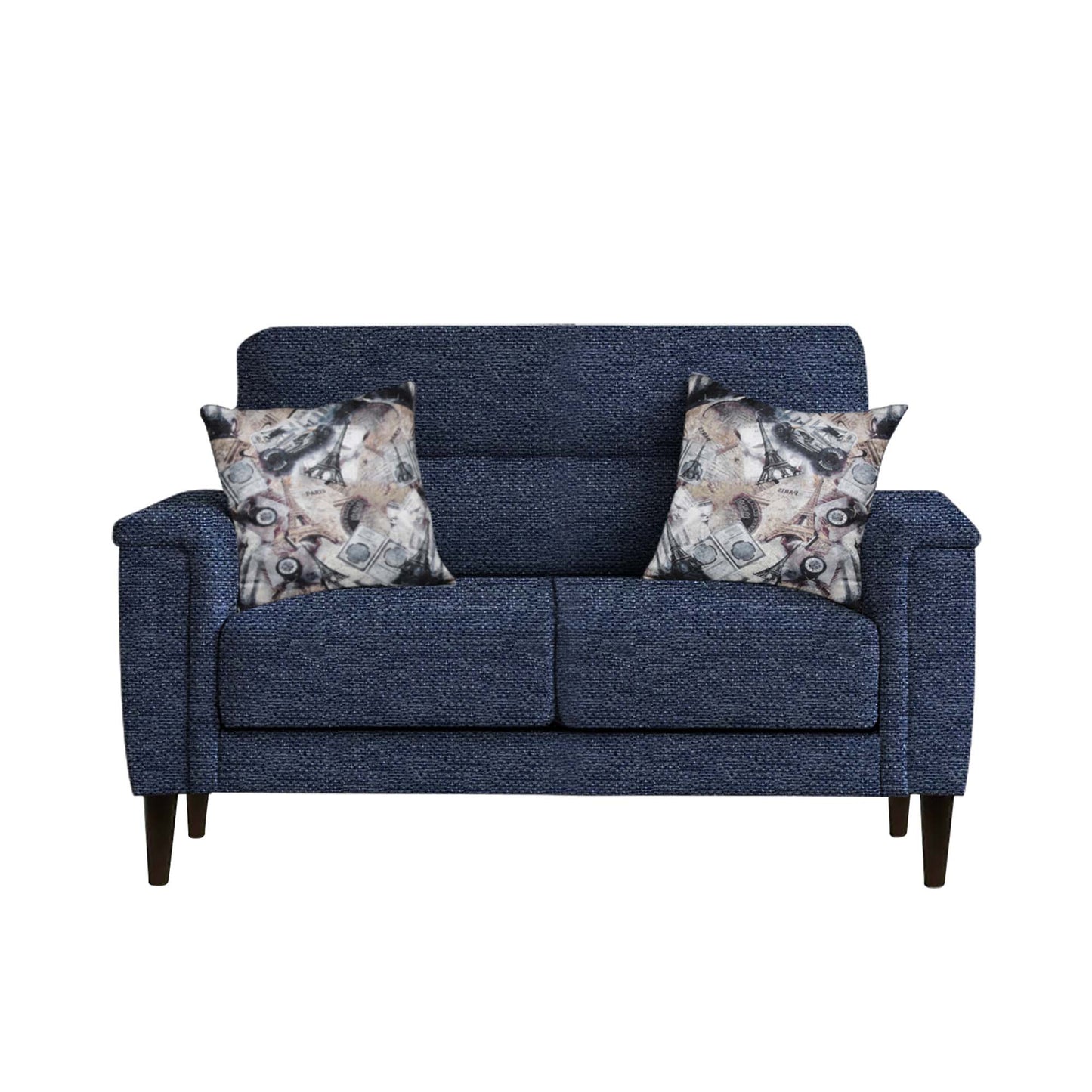 Clemmie Fabric Sofa - Blue