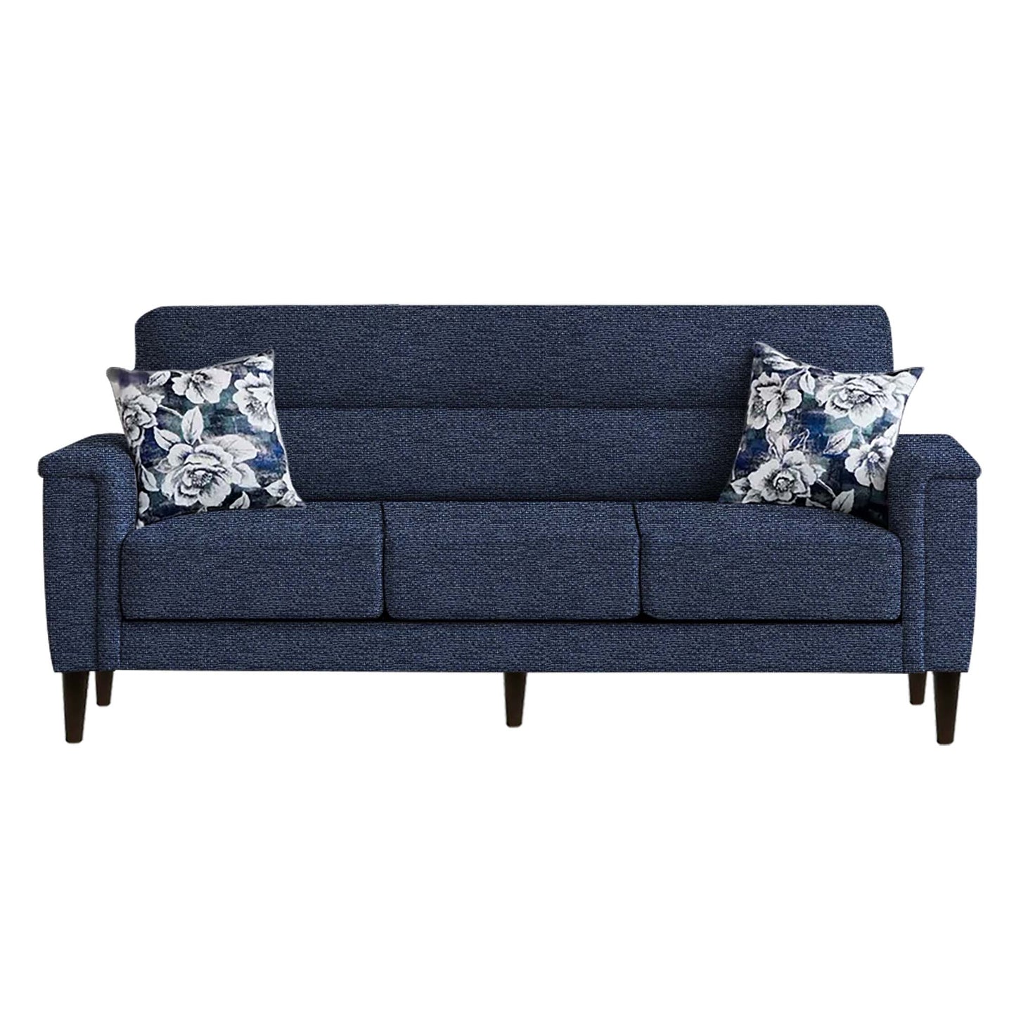 Clemmie Fabric Sofa - Blue