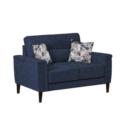 Clemmie Fabric Sofa - Blue