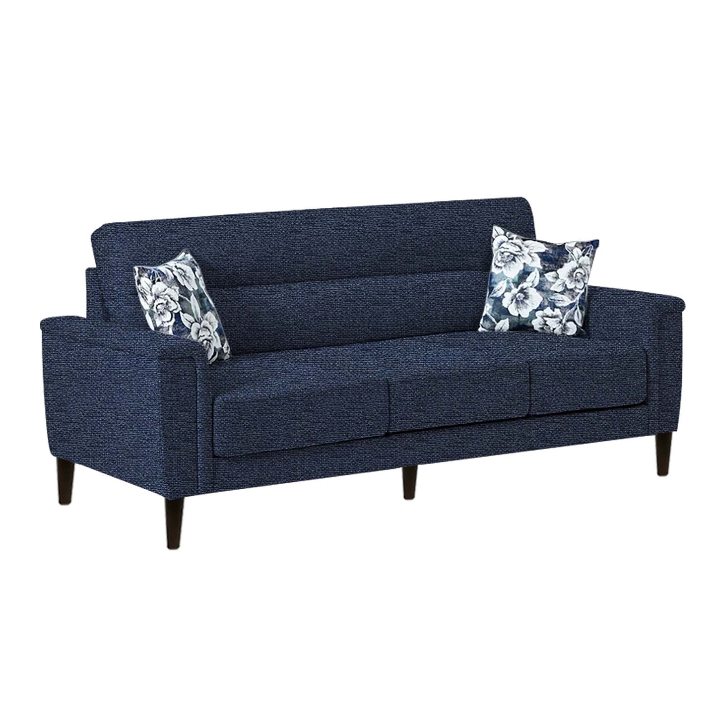 Clemmie Fabric Sofa - Blue