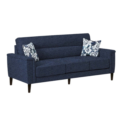 Clemmie Fabric Sofa - Blue