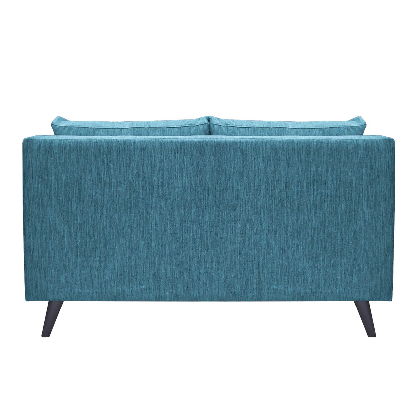 Royce Cushion Back Fabric Sofa - Teal  Blue