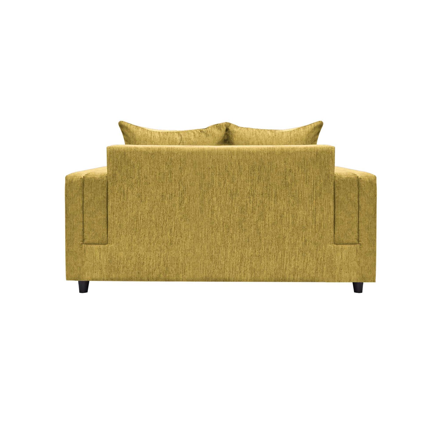 Perri Cushion Back Fabric Sofa - Mehandi