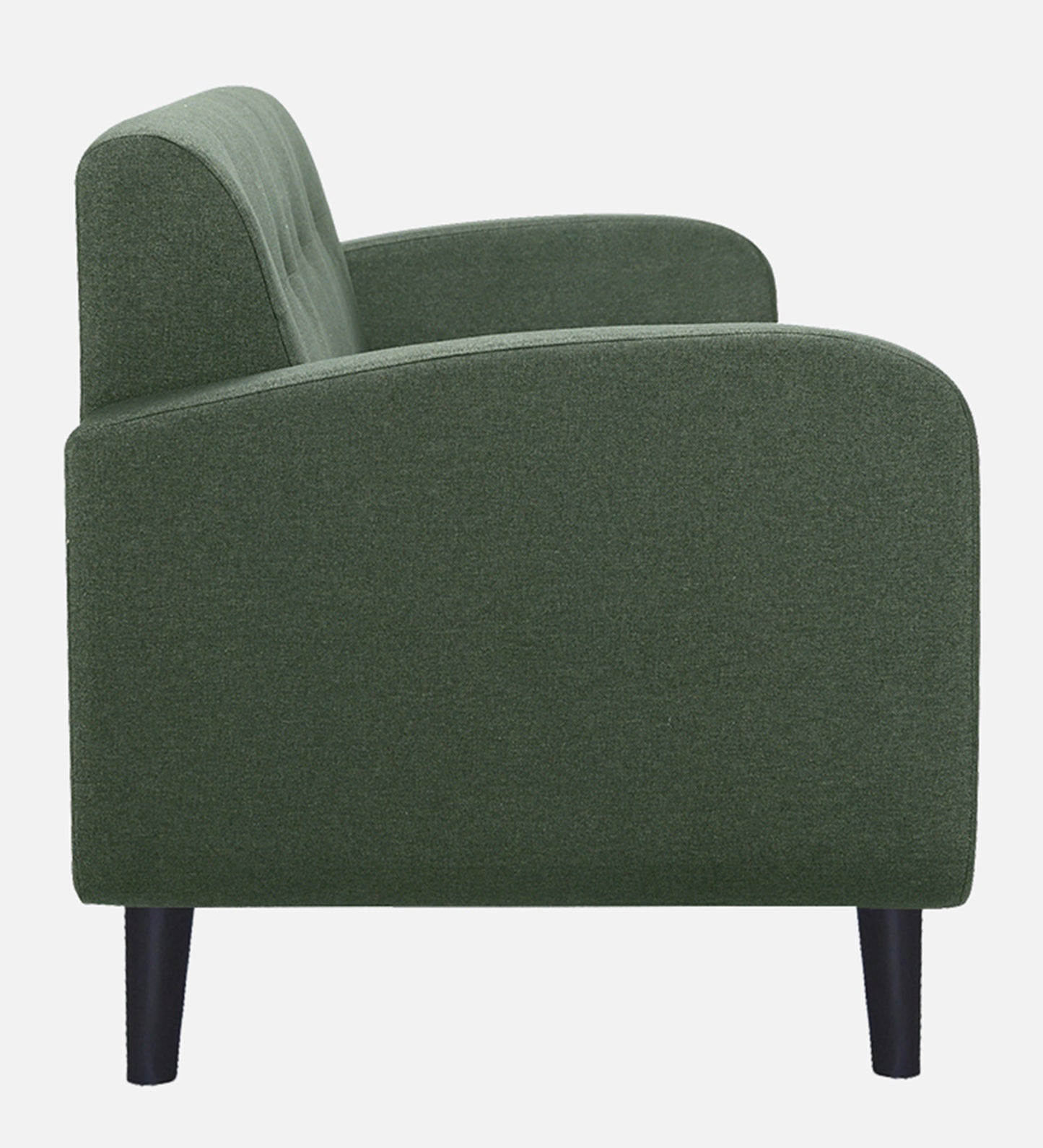 Xena Tufted Back Fabric Sofa- Green