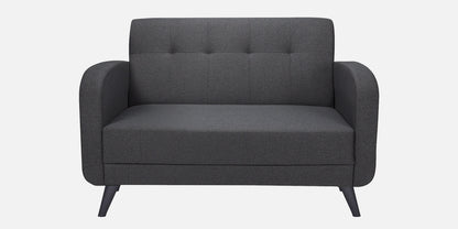 Xena Tufted Back Fabric Sofa- Grey