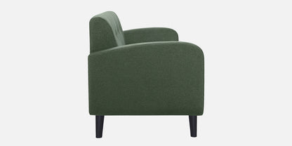 Xena Tufted Back Fabric Sofa- Green