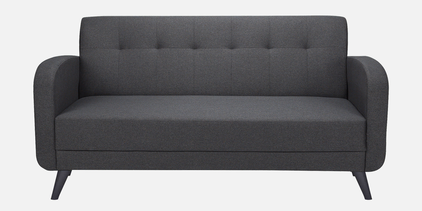 Xena Tufted Back Fabric Sofa- Grey