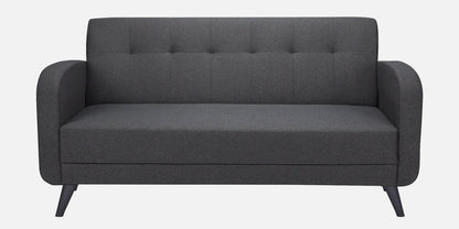 Xena Tufted Back Fabric Sofa- Grey