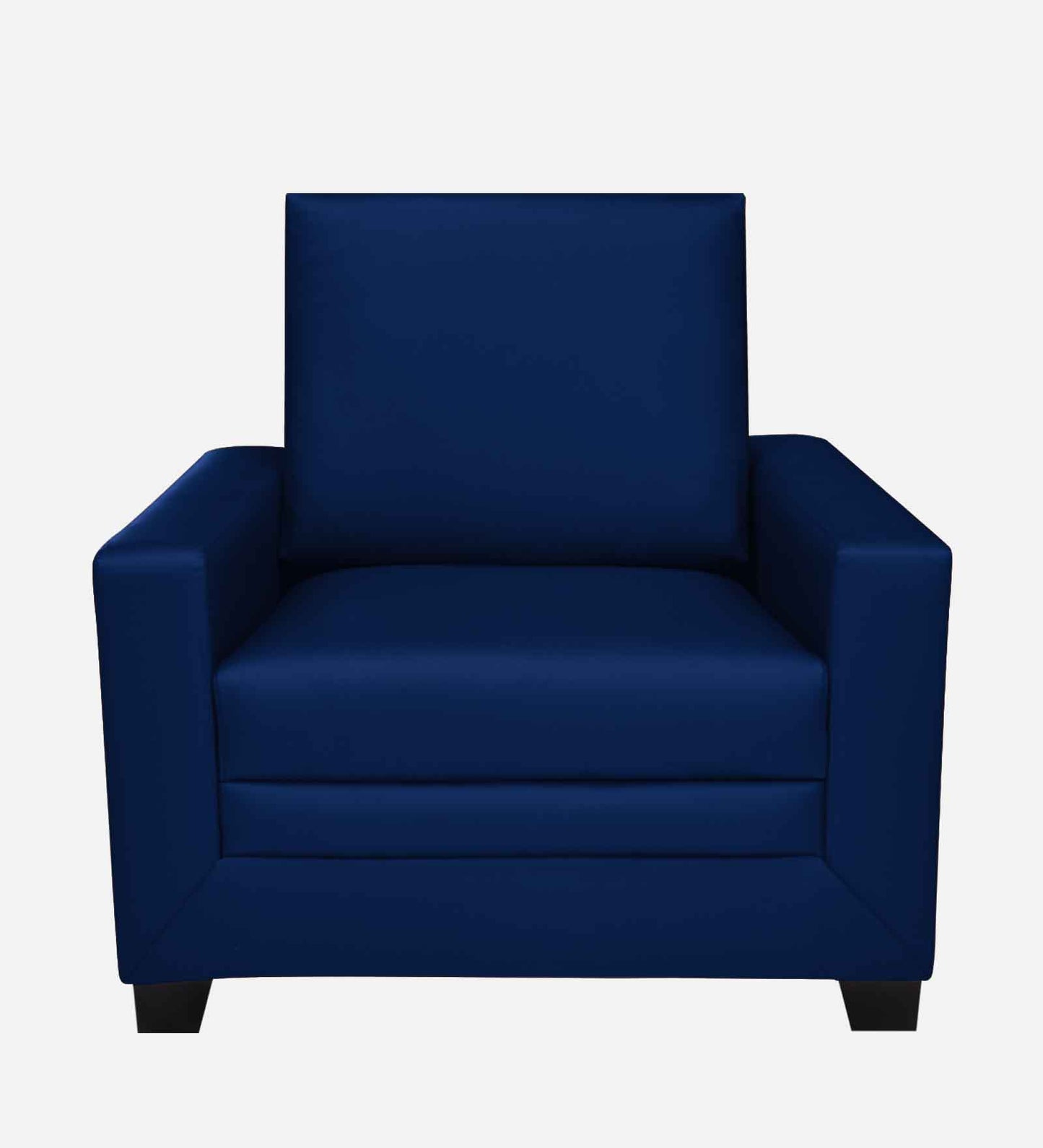 Ryan Leatherette Sofa - Blue