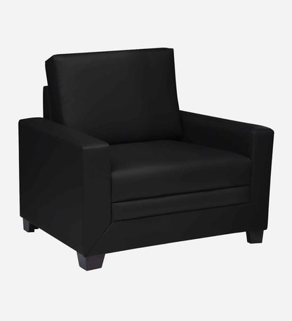 Ryan Leatherette Sofa - Black