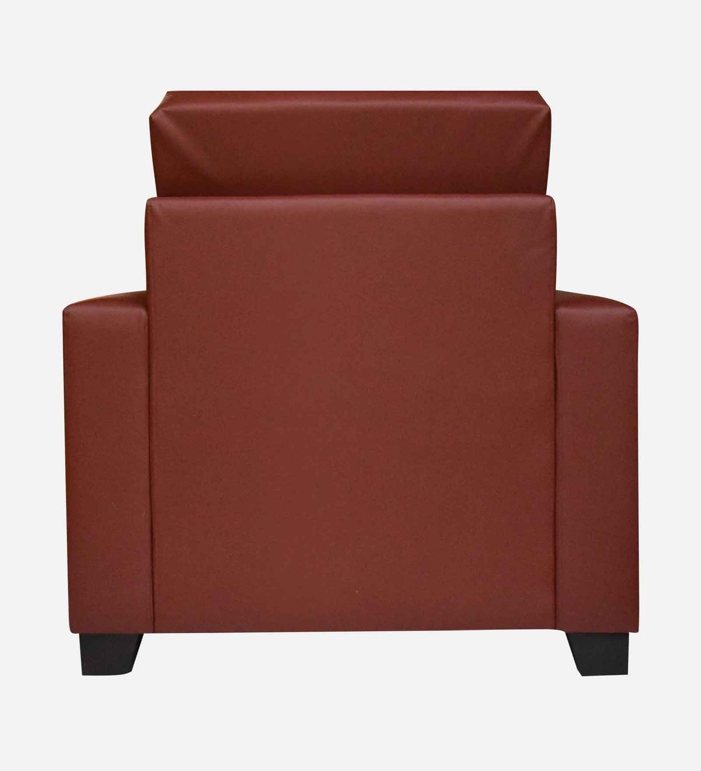 Ryan Leatherette Sofa - Wine Red