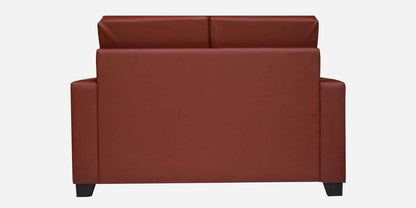 Ryan Leatherette Sofa - Wine Red