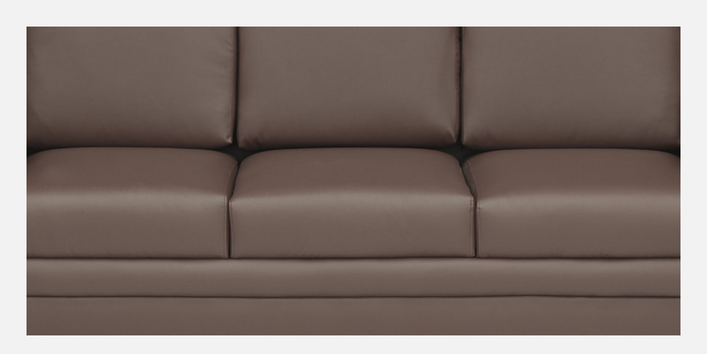 Ryan Leatherette Sofa - Beige