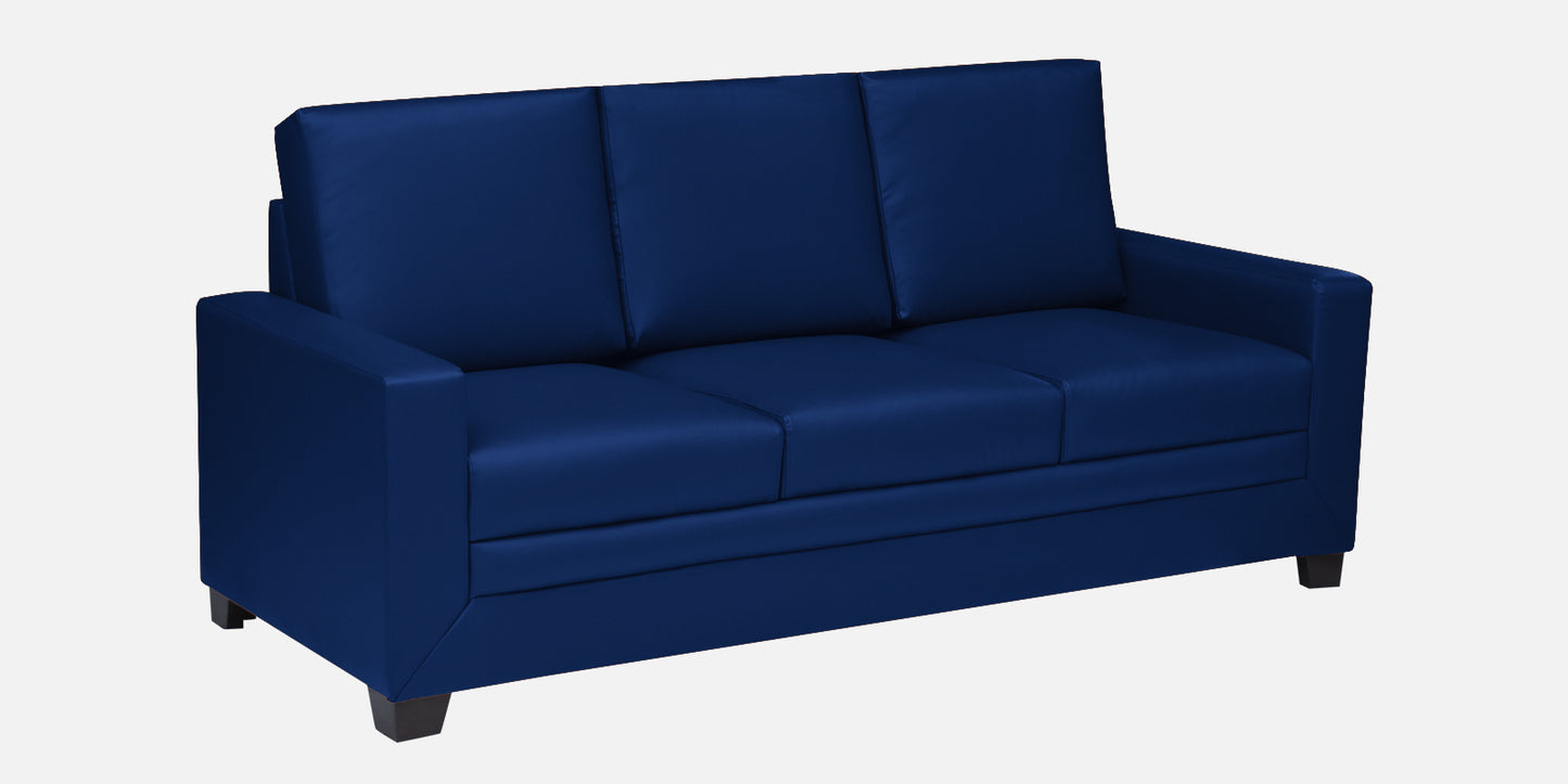 Ryan Leatherette Sofa - Blue