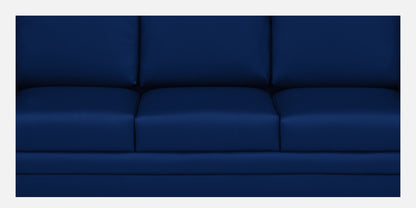 Ryan Leatherette Sofa - Blue