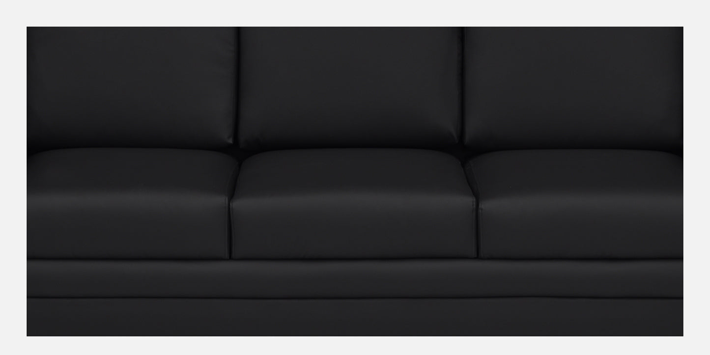 Ryan Leatherette Sofa - Black