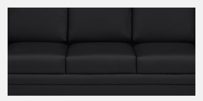 Ryan Leatherette Sofa - Black