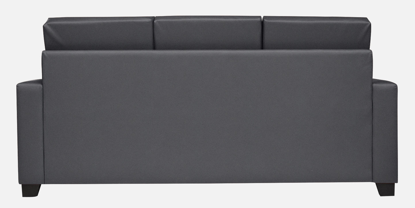 Ryan Leatherette Sofa - Grey