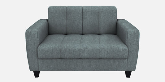 Laura Quilted Back Fabric Sofa - Grey