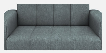 Laura Quilted Back Fabric Sofa - Grey