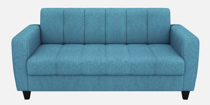 Laura Quilted Back Fabric Sofa - Sea Green