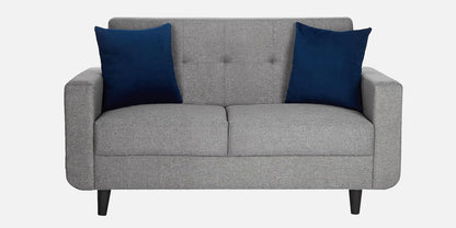 Costa Rica Tufted Back 2 Seater Fabric Sofa - Grey