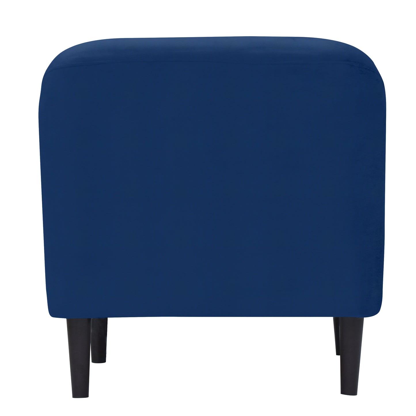 Nevaeh Cushion Back 1 Seater Fabric Chair - Blue