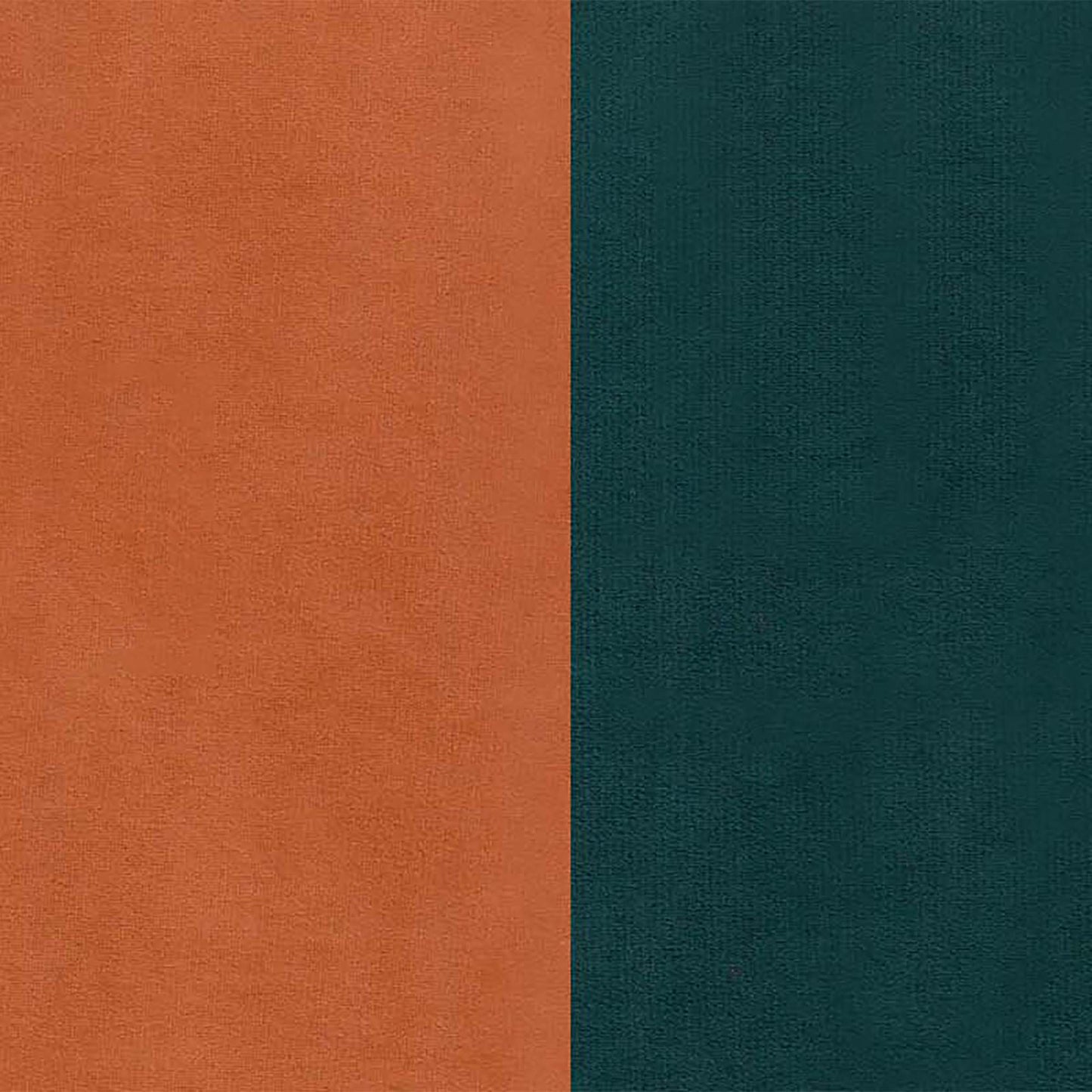 Beckett Cushion Back Fabric Sofa - Orange & Green