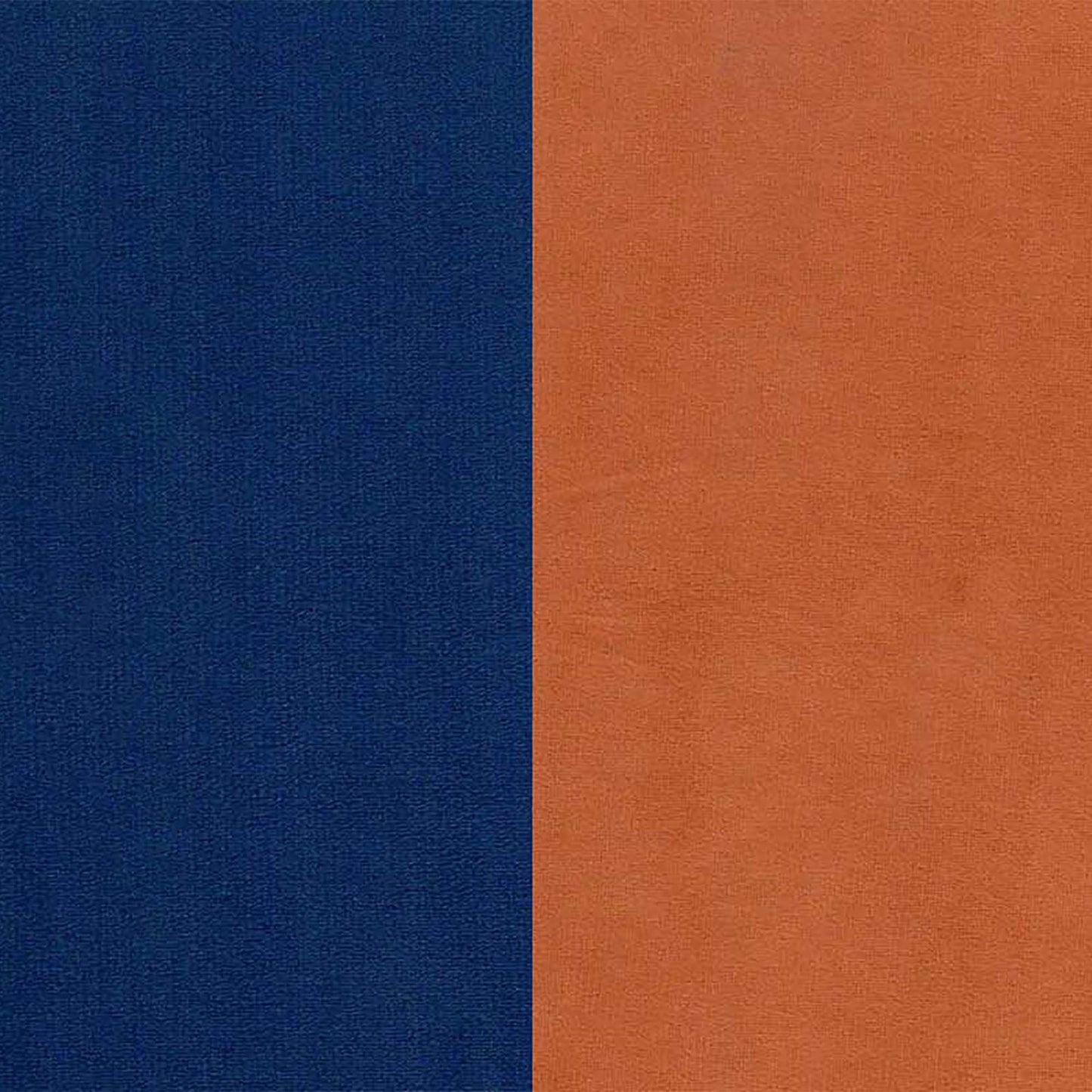 Beckett Cushion Back Fabric Sofa - Blue & Orange