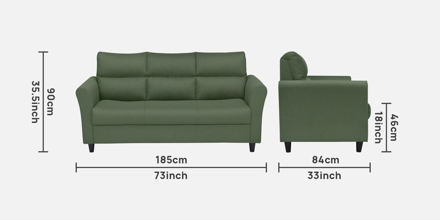 Roshel Fabric Sofa - Green